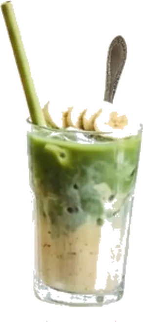 Iced Matcha Banana